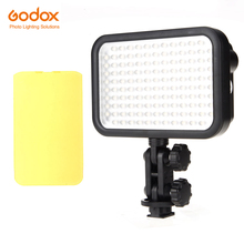 Godox led126 5500-6500k luz de vídeo para câmera digital, filmadora dv, vídeo de casamento, foto, gravação de vídeo giratória 2024 - compre barato