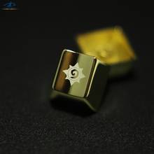 [HFSECURITY] Hearthstone Game Mechanical Keyboard Keycaps R4 Gold Silver Metal Keycaps for Mechanical Keyboard 2024 - buy cheap