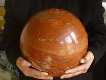 66.5LB 10.8 "огромный натуральный красная яшма хрустальный шар Шар полированный исцеления Африка Оптовые цены! 2024 - купить недорого