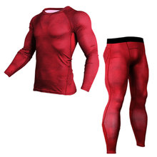 2019 Fitness MMA Running Shirt Men Rashguard Male Long Sleeve Gym T-Shirt Crossfit Bodybuilding Men snake Print 3D T Shirt Tops 2024 - buy cheap