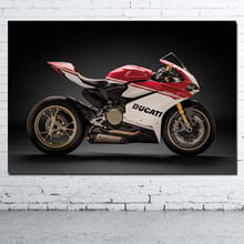 Decorative paintings Ducati Superbike Motorcycle Wallpaper Picture Canvas Cloth Printed Wall Art Poster 2024 - buy cheap