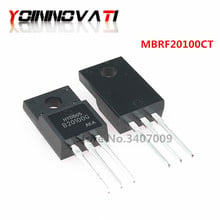  10PCS/lot MBRF20100CT MBRF20100 20A 100V TO-220 Schottky diode with rectifier 2x 10A 100V 2024 - buy cheap