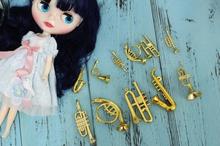 10pcs doll accessories Doll house 1/6 doll MINI Musical instruments for blyth doll AZONE Christmas tree decoration accessories 2024 - buy cheap