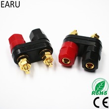 1pc Selling Quality Banana plugs Couple Terminals Red Black Connector Amplifier Terminal Binding Post Banana Speaker Plug Jack 2024 - buy cheap
