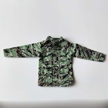 1/6 scale Army green camouflage jacket coat for 12inch action figure collections toys 2024 - buy cheap