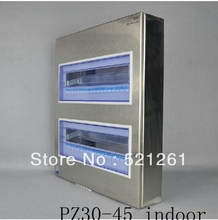 PZ30 Электрический металлический распределительный щиток распределительной коробки pz30-45 Крытый коробка из нержавеющей стали коробка для крепления на поверхность 2024 - купить недорого