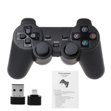 2.4G Wireless Gaming Joypad Controller Gamepad With Micro USB OTG Converter Adapter For PS3 Android Phone Tablet PC Smart TV Box 2024 - buy cheap
