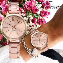 Newly Women Quartz Wrist Watch Elegant Dial with Steel Strap Watches Luxury Female Wrist Watch Girl Clock Relogio Feminino 2024 - buy cheap