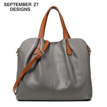 Women Handbags Genuine Leather Fashion Designs Tote Bags Ladies 100% Real Cowhide Large Capacity Shoulder Bag Crossbody Bags 2024 - buy cheap