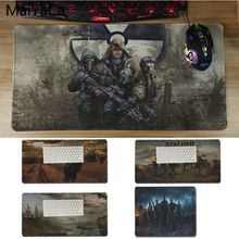 Maiyaca qualidade superior stalker diy design padrão jogo mousepad bloqueio borda mousepad tapete teclado tapete de mesa para lol 2024 - compre barato