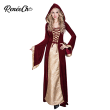 Disfraz de Halloween para mujer, vestido Medieval de mujer de los tronos, disfraz de princesa renacentista, Cosplay 2024 - compra barato