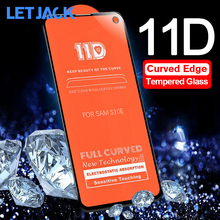 11D Curved Edge Screen Protector Protective Glass for Samsung Galaxy A10 A10S A70 A70S J4 J6 A6 2018 J6 Plus M10 Tempered Glass 2024 - buy cheap