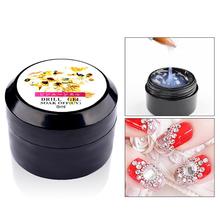 8ml Super Sticky Rhinestone Glue Adhesive Tip Manicure Nail Art Clear UV Gel Nail Tool 2024 - buy cheap