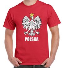 Polish eagle polska bandeira men's-polônia futebol nova marca famosa masculino topos camisetas marca magro roupas retro t camisas 2024 - compre barato