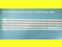 750mm10 lamp 6V LED LCD TV backlight general purpose lamp copper substrate TV lamp bar 2024 - buy cheap