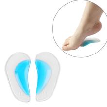 1 Pair Flatfoot Silicone Insoles Within Eight Toe Foot Orthotic Varus Correction X Type Legs Shoes Pad Insoles Foot Care Suppor 2024 - buy cheap