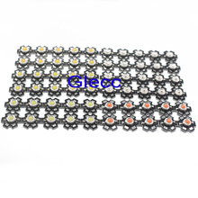 20pcs 1W 3W High Power warm white/cool white /natural white/red/green/Blue/Royal blue/660/UV/IR850/940 LED with 20mm star pcb 2024 - buy cheap