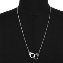 HOT 2020 Handcuff Pendant Necklace For Women Men Lover Collares FREEDOM Statement Necklace Chain Steampunk Fashion Jewelry Gift 2024 - buy cheap