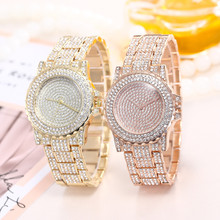 Женские часы, женские аналоговые кварцевые круглые наручные часы с браслетом из нержавеющей стали 2024 - купить недорого