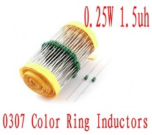3000Pcs 0307 Color ring inductance 1/4w DIP Inductor 1.5uh Axial Lead Inductors 0.25W 1R5 2024 - buy cheap