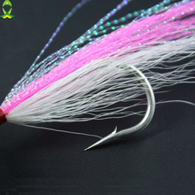 JSM 20pcs Bucktail Teasers Fishing Hook Saltwater for big game jig fishing lure Multi-colors ice fishing bait 2024 - buy cheap