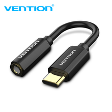 Vention-adaptador para fones de ouvido, entrada usb tipo c 3.5mm, cabo aux ou 3.5 para audio p30 pro xiaomi mi 9 8 se oneplus 7 pro 2024 - compre barato