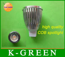 100X Wholesales high quality MR16/GU10/E27/E14 7W COB LED spotlight with led lens express free shipping 2024 - buy cheap