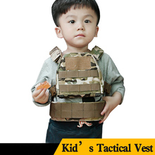 Kids Tactical Vest Camouflage Airsoft Ammo Chest Rig Military Molle Waistcoat Combat for Children Hunting Vest 2024 - buy cheap