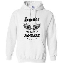 New Sweatshirts Men Brand Clothing Legends Are Born In January Hoodies Cotton Casual Cool Coat Hooded Jackets Male Hoody 2024 - buy cheap