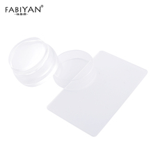 3.5cm Head Chess Silicone Jelly Clear Nail Art Stamper Stamping Scraper With Cap Polish Tips Template Transfer Tool Manicure Set 2024 - buy cheap