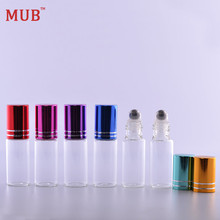 MUB - 5 ml (100 pcs/lot) Steel Roller Ball Perfume Bottles Empty Cosmetic Container Refillable Perfume Bottles For Essential Oil 2024 - buy cheap