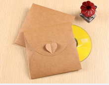 20Pcs/lot Red Brown Paper CD Paper Envelopes DVD Papar Case Bag CD Paper Storage Bags 1CD Envelope 2024 - buy cheap