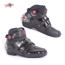 Pro-biker A9003-zapatos de carreras para coche, botas de moto todoterreno profesionales, negras, para deportes de velocidad, Motocross 2024 - compra barato