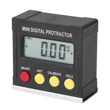 360 Graus Mini Transferidor Digital Transferidor Inclinometer Nível Box Base Magnética Display LCD Eletrônico Ferramentas De Medição 2024 - compre barato