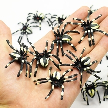 New 5PCS Small Scary Spiders Halloween Party Props Decoration Horror Joke Toy  2024 - buy cheap