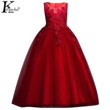 Summer Wedding Dress 2018 Vestidos Kids Dresses For Girls Clothes Embroidered Princess Dress 3 4 5 6 7 8 9 10 11 12 13 14 Years 2024 - buy cheap