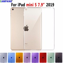 Capa de silicone transparente para apple ipad, capa fina, macia, tpu, para modelos mini 5, mini 5, 2019, 7.9 ", 7.9 2024 - compre barato