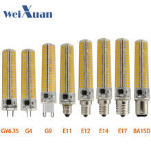 LED Dimmable Silicone Lamp Light GY6.35/G4/BA15D/E11/E12/E14/E17/G9 5W LED Corn Bulb 136 SMD 5730 110V 220V White Warm White 2024 - buy cheap