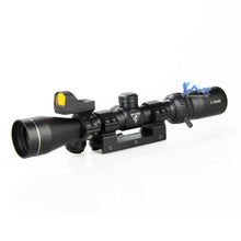Fly Shark Rifle Scope Tactical 3x-9x40 Rifle Scope 1 inch Tube Black with Red Dot Sight For Outdoor Hunting OS1-0402 2024 - buy cheap