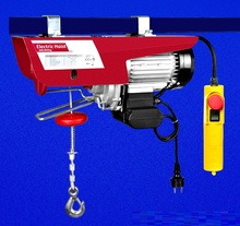 300 -- 800KG 12 -- 20M 220V Hz 1 50-fase de forte qualidade pega guincho portátil, mini máquina de levantamento da grua elétrica da corda de fio de aço 2024 - compre barato