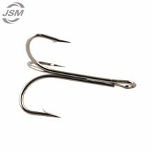 JSM 20pcs 3551 High Carbon Steel Fishing Hooks Hard Lure Spoon Big O'Shaughnessy Treble Artificial Lure Fishhooks Size 8/0 2024 - buy cheap