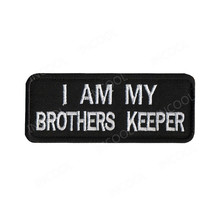 I Am My Brothers Keeper Embroidery Patch Tactical Military Patches Appliques Emblem Embroidered Badges For Clothing Cap 2024 - buy cheap