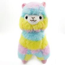 13CM Colorful Kawaii Alpaca Llama Arpakasso Soft Plush Toy Doll Gift Cute  PU Galaxy Cute Gift Toys Stress Relief Reliever 2024 - buy cheap