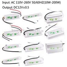 DC12V 10W 15W 20W 30W 36W 50W 60W 80W 100W 150W 200W Waterproof LED Driver Transformer Power Supply For 5050 3528 LED Strip 2024 - buy cheap