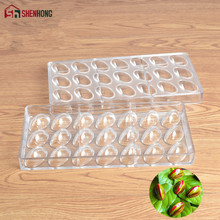 SHENHONG Mountain Shell Water Drops Chocolate Mould Hill Shaped Polycarbonate Chocolate Mold 3D Candy Mold 2024 - buy cheap