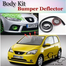 Bumper Lip Deflector Lips For SEAT Arosa 1997~2004 Front Spoiler Skirt For TopGear Friends Car Tuning View / Body Kit / Strip 2024 - buy cheap