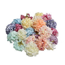 10pcs Artificial Silk hydrangea Flowers Heads Fake Camellia DIY Craft Supplies Of Wreath Wedding Decoration flores Gift box acce 2024 - buy cheap