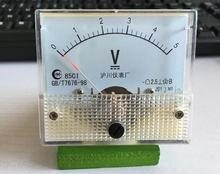 85C1 DC 0-5V pointer type dc voltmeter voltage meter mechanical header 2024 - buy cheap