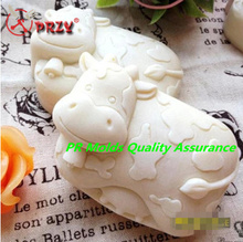 Soap Mold Fondant Cake Decoration Mold Animal Handmade Soap Mold NO.:SO415 Free Shipping Dairy Cow Modelling Silicon Moulds 2024 - buy cheap