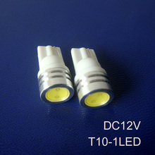 Hot sale 12V 1W T10 car led lights w5w 194 168 car led  indicator light free shipping 8pcs/lot 2024 - buy cheap